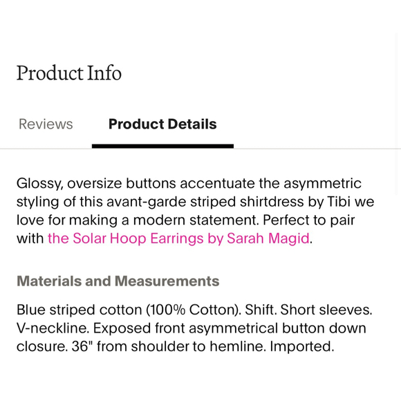 Tibi Jones Striped Mini Dress - Picture 7 of 7